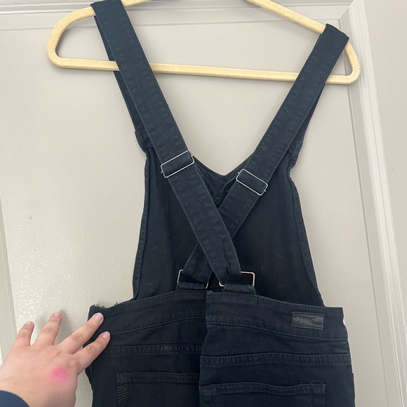 Paige Tavie Overalls Black Denim - Picture 12 of 14